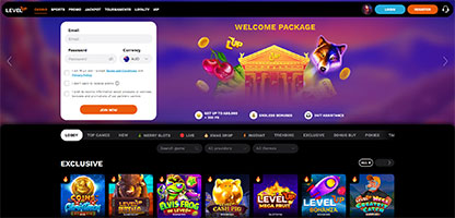 LevelUp Casino Review | Aussieonlinecasino.com