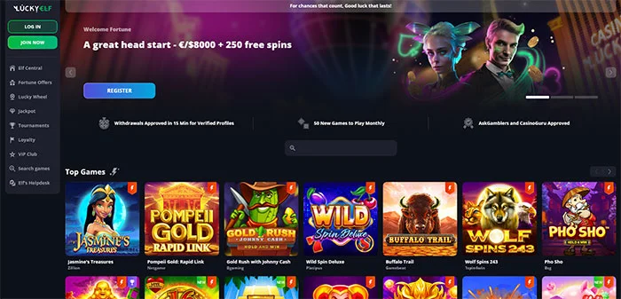 Luckyelf Online Casino AUD