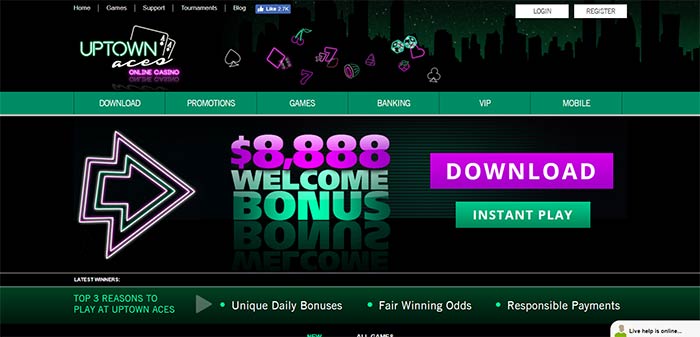 Uptown Aces Online Casino